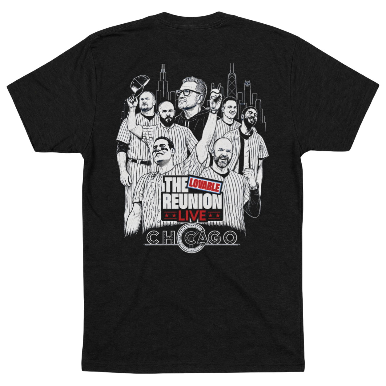 THE LOVABLE REUNION CONCERT TEE (BLACK)