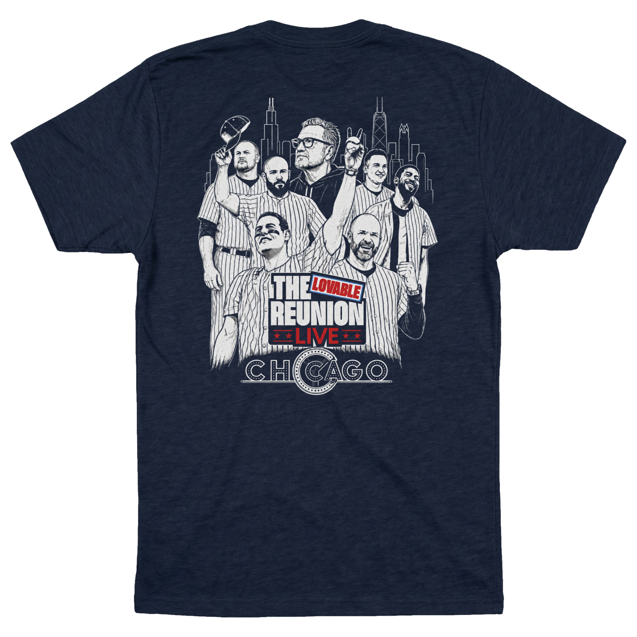 THE LOVABLE REUNION CONCERT TEE (NAVY)