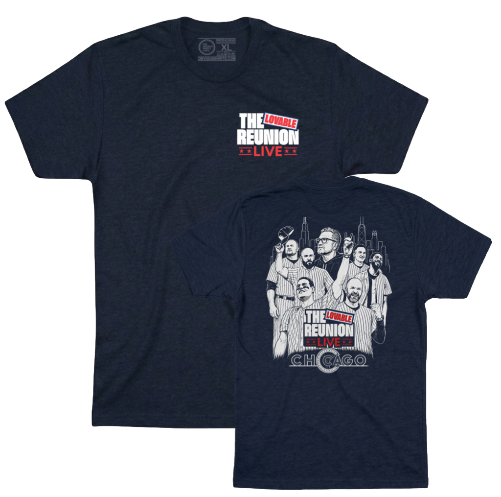 THE LOVABLE REUNION CONCERT TEE (NAVY)
