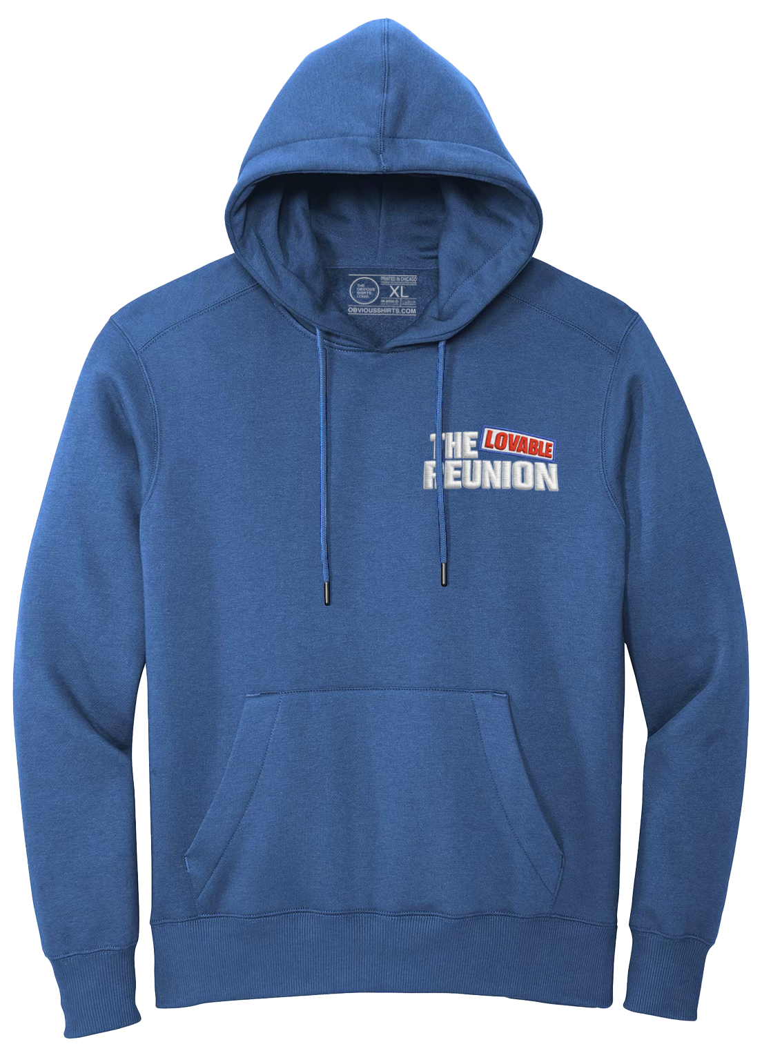THE LOVABLE REUNION EMBROIDERED POCKET LOGO (HOODIE)