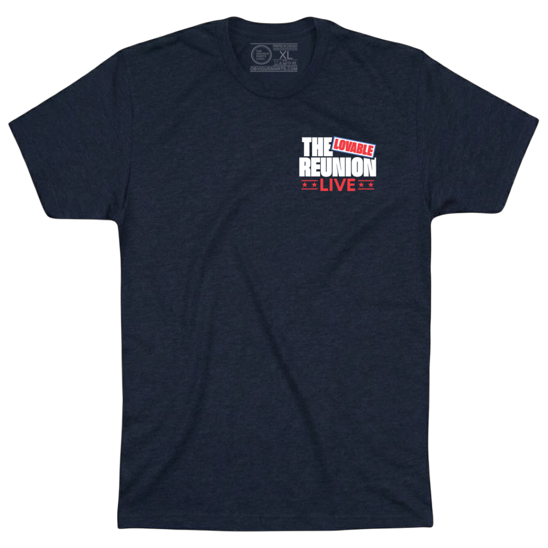 THE LOVABLE REUNION CONCERT TEE (NAVY)