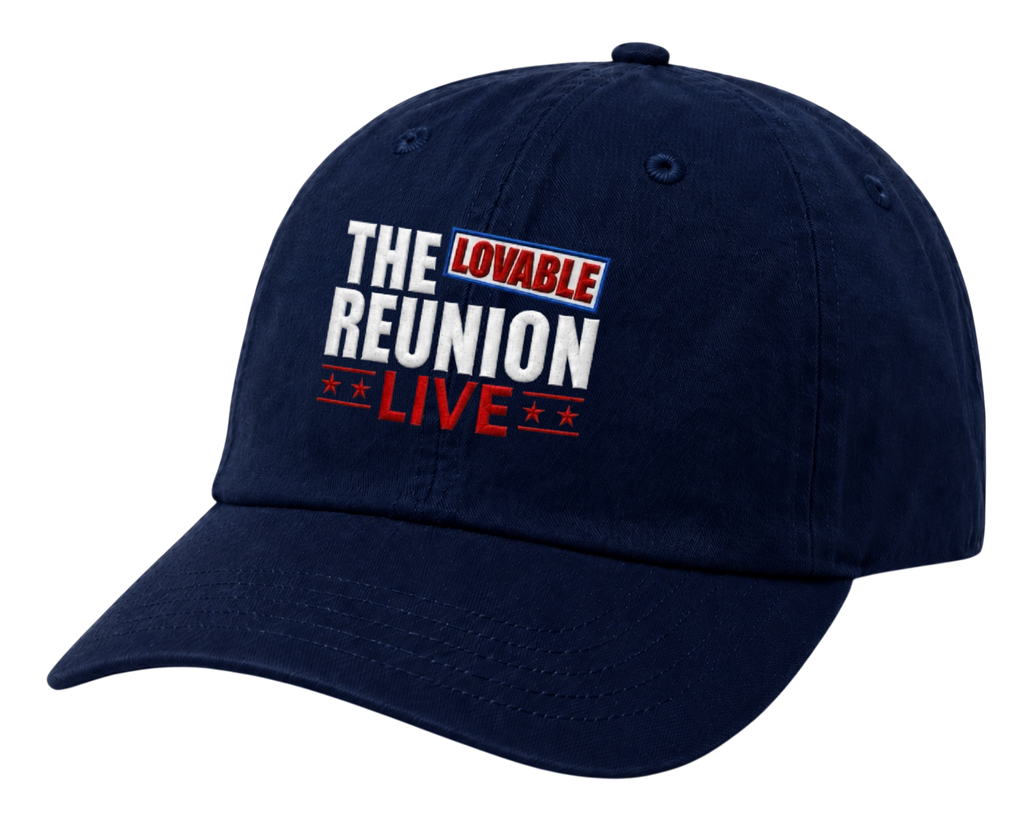 LIVE LOGO NAVY DAD HAT