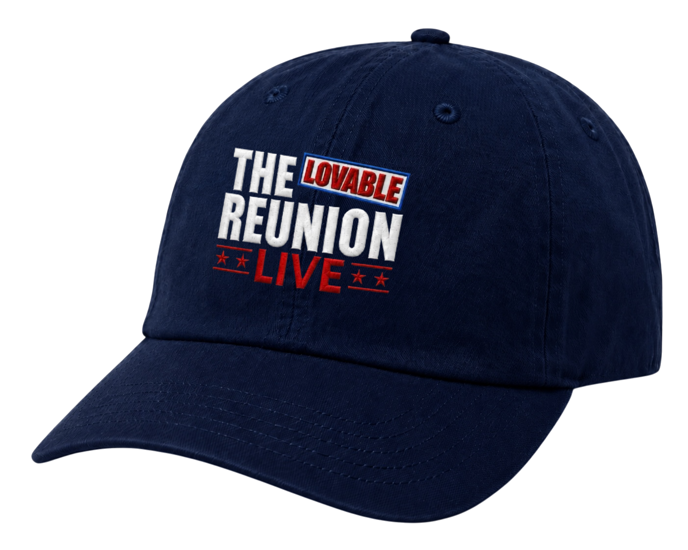 LIVE LOGO NAVY DAD HAT
