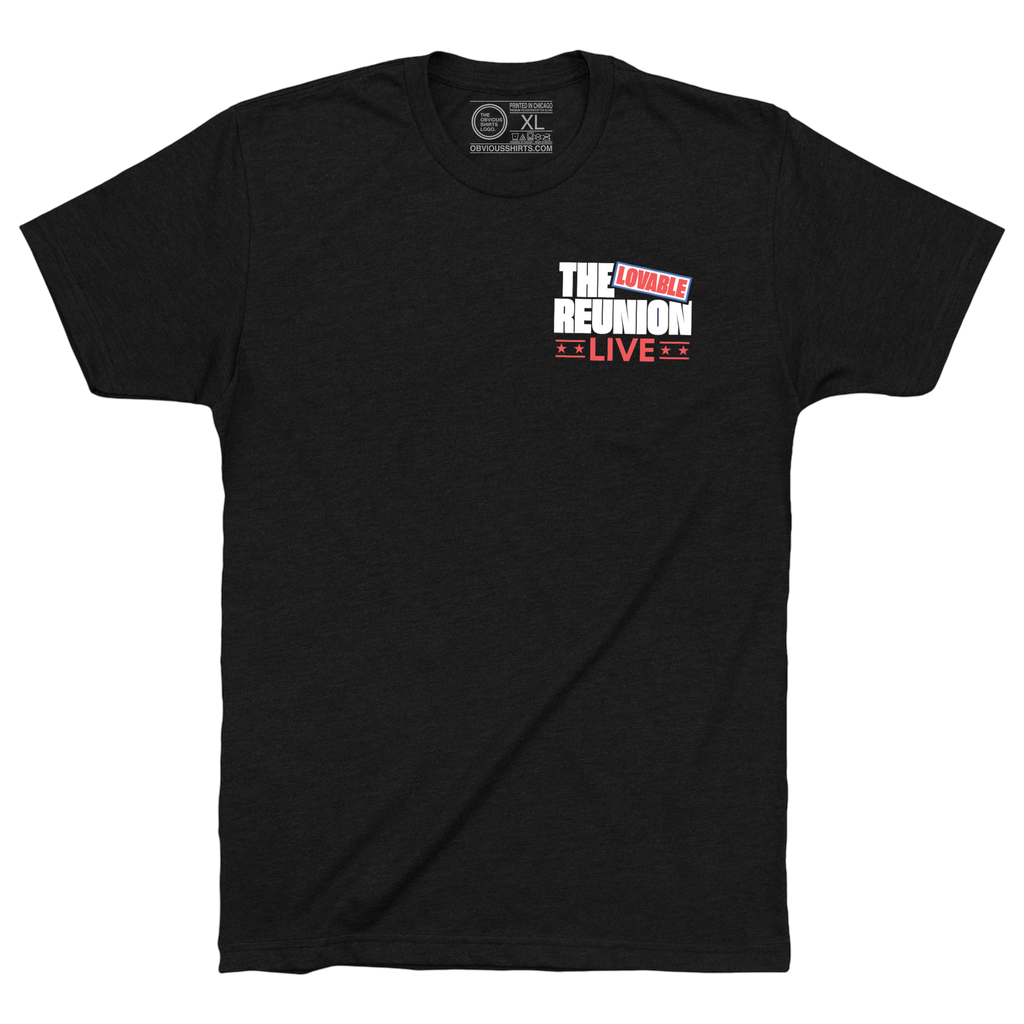 THE LOVABLE REUNION CONCERT TEE (BLACK)