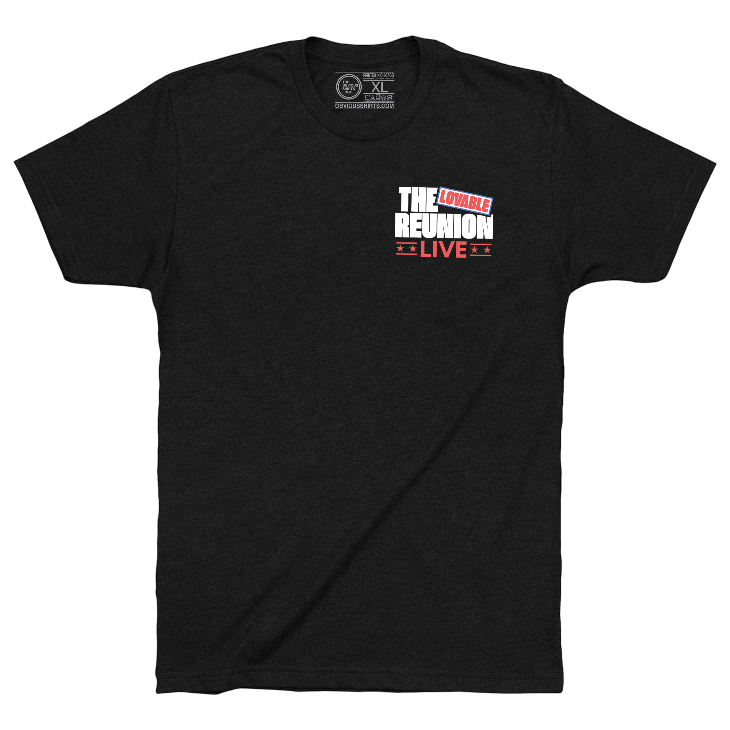 THE LOVABLE REUNION CONCERT TEE (BLACK)